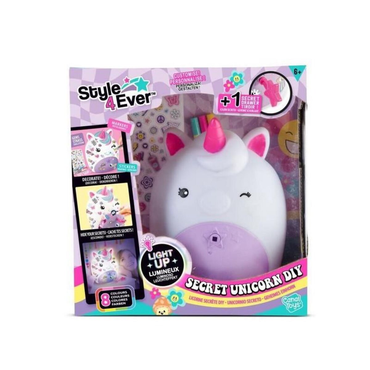 Canal Toys Canal Toys - Style For Ever - Lampe Licorne Secrete - OFG 301