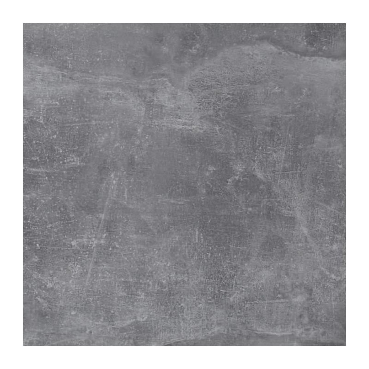 FMD Table basse bicolore avec plateau coulissant - Décor gris béton LA et blanc brillant - L100 x H46,1 x P65 cm - Fabriqué en Al