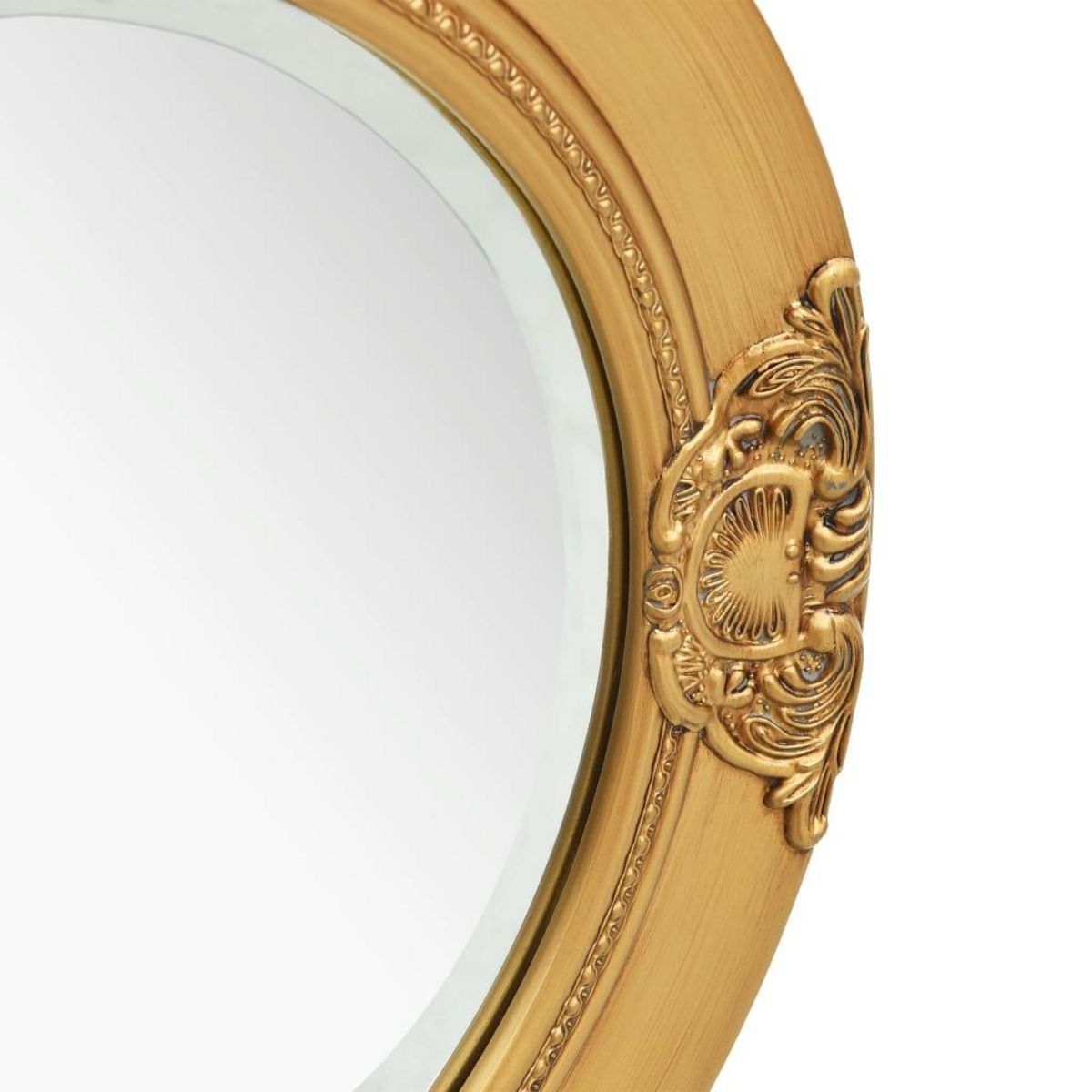 VIDAXL Miroir mural style baroque 50 cm Dore