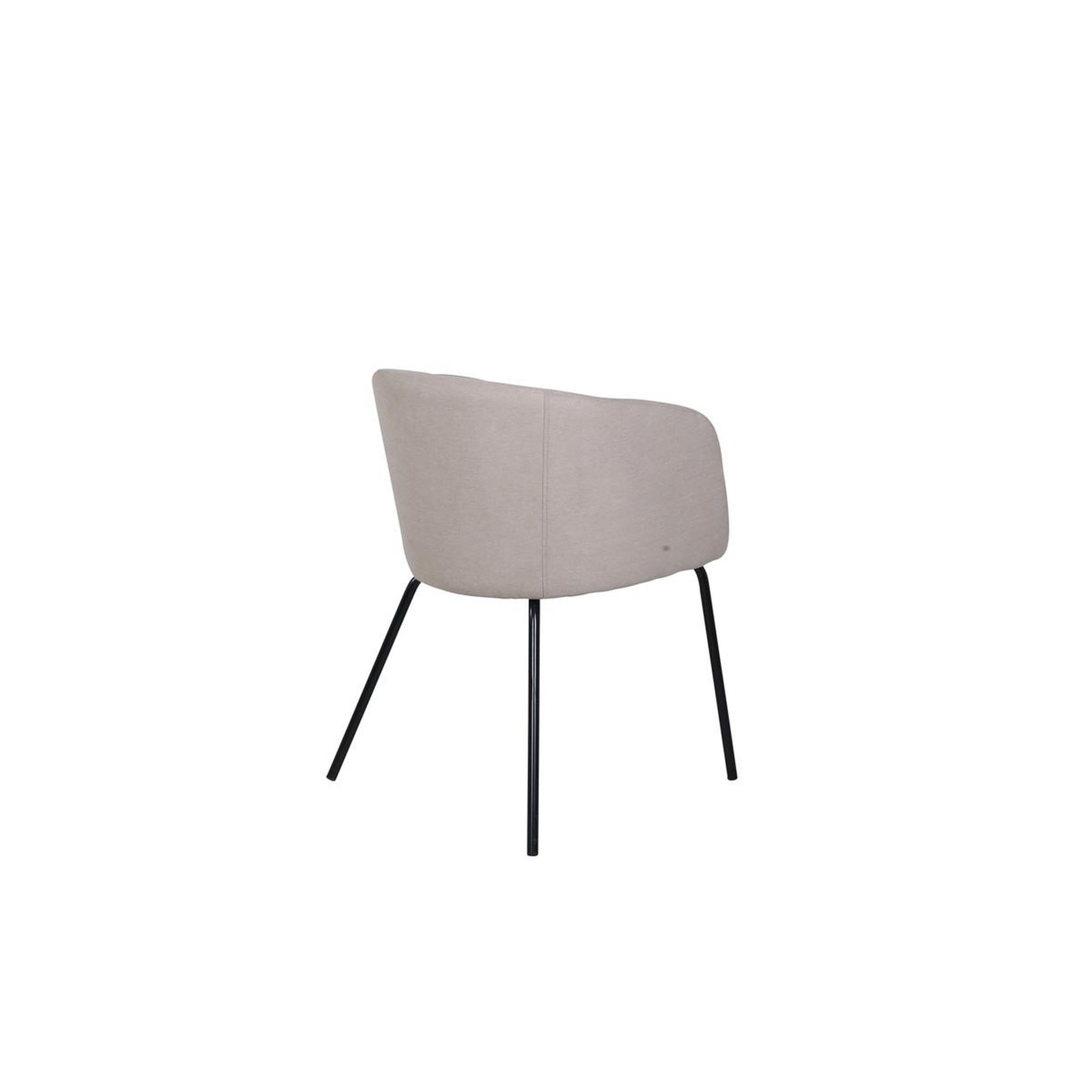 Voir la diapositive 4 : Paris Prix Chaise en tissu  berit  78cm beige