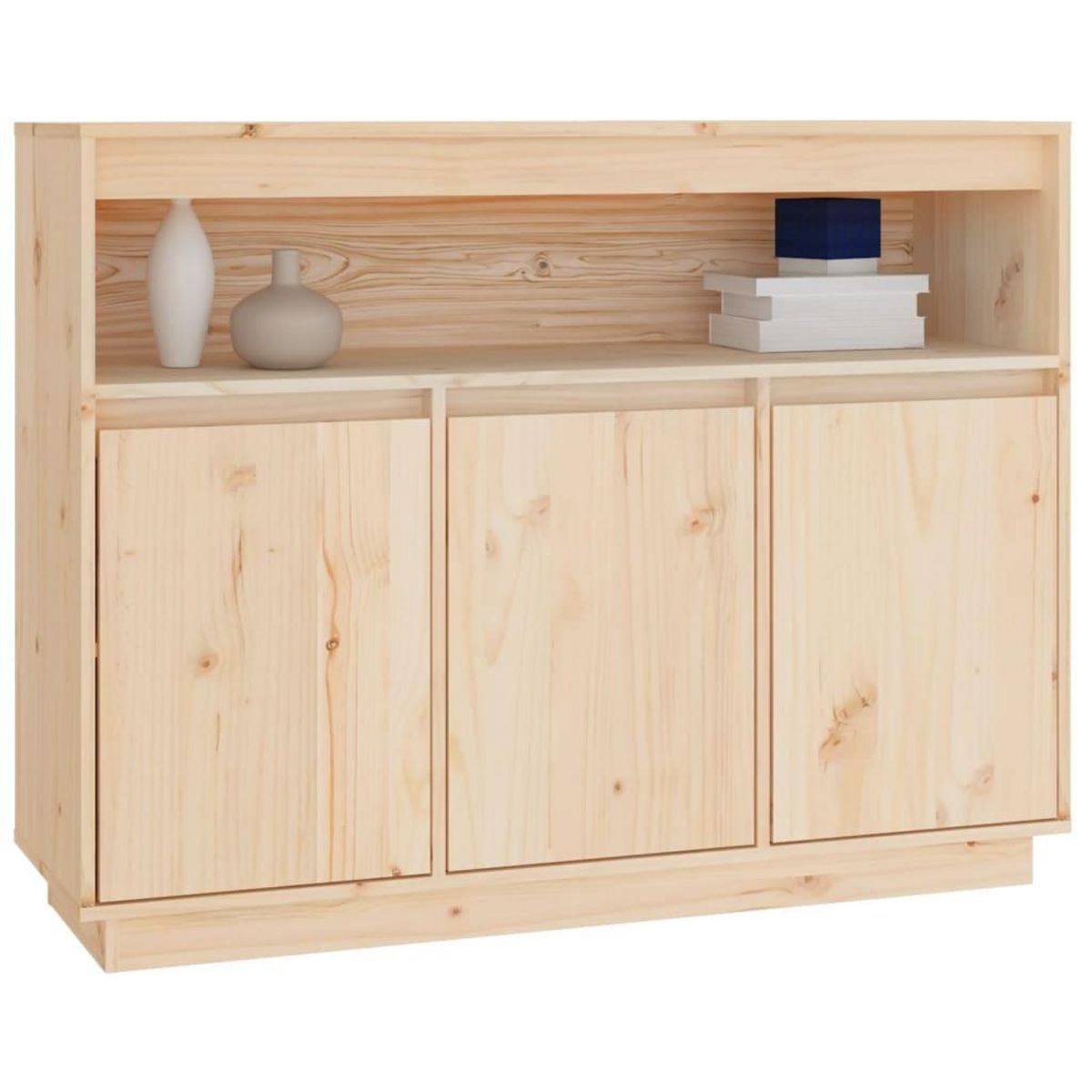 VIDAXL Buffet 104,5x34x80 cm Bois massif de pin