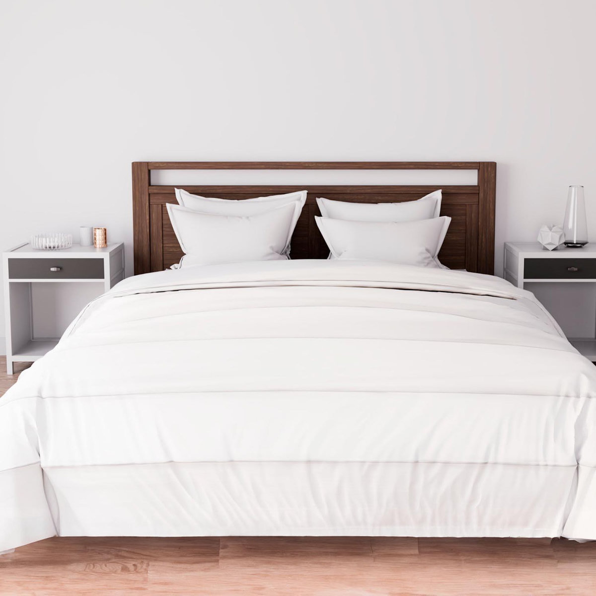 SOLEIL D'OCRE Ensemble couette et parure 7 Pièces BOHEME pour lit en 140x200 cm, par Soleil d'ocre
