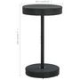 Voir la diapositive 6 : VIDAXL Ensemble de bar de jardin 3 pcs et coussins Resine tressee Noir