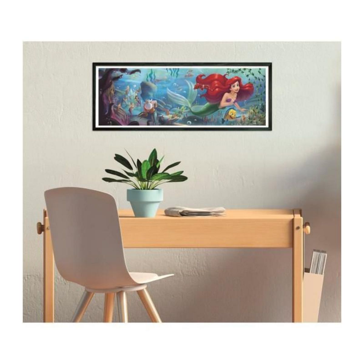 CLEMENTONI CLEMENTONI - Compact 1000 pieces Panorama - La Petite Sirene