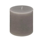 COMPTOIR DE LA BOUGIE Bougie Cylindrique  Rustic  10cm Gris