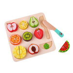 CLASSIC WORLD Classic World Wooden Cut Fruit, 20 pcs.