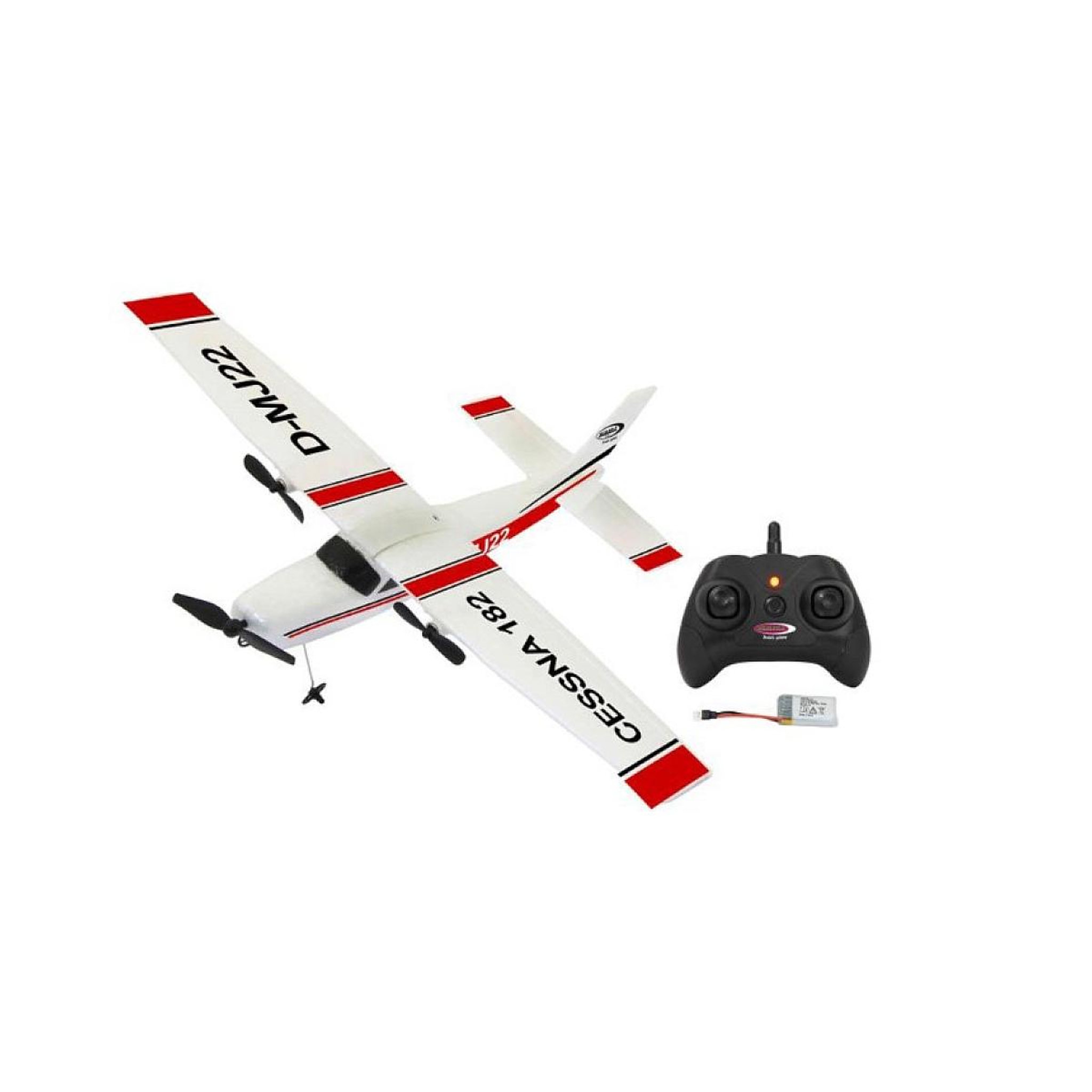 Jamara Voiture télécommandée Cessna 182 Avion 2,4GHz Gyro 2CH