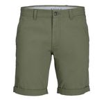 Jack & Jones Short Chino Kaki Homme Jack & Jones 12242692. Coloris disponibles : Vert