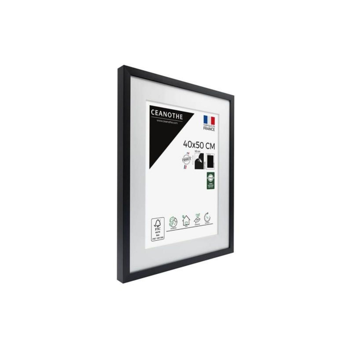CEANOTHE Cadre Ceanothe CADRE 40X50 OUV 30X40 MILAN NOIR