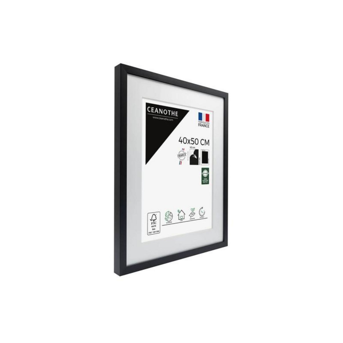 CEANOTHE Cadre Ceanothe CADRE 40X50 OUV 30X40 MILAN NOIR