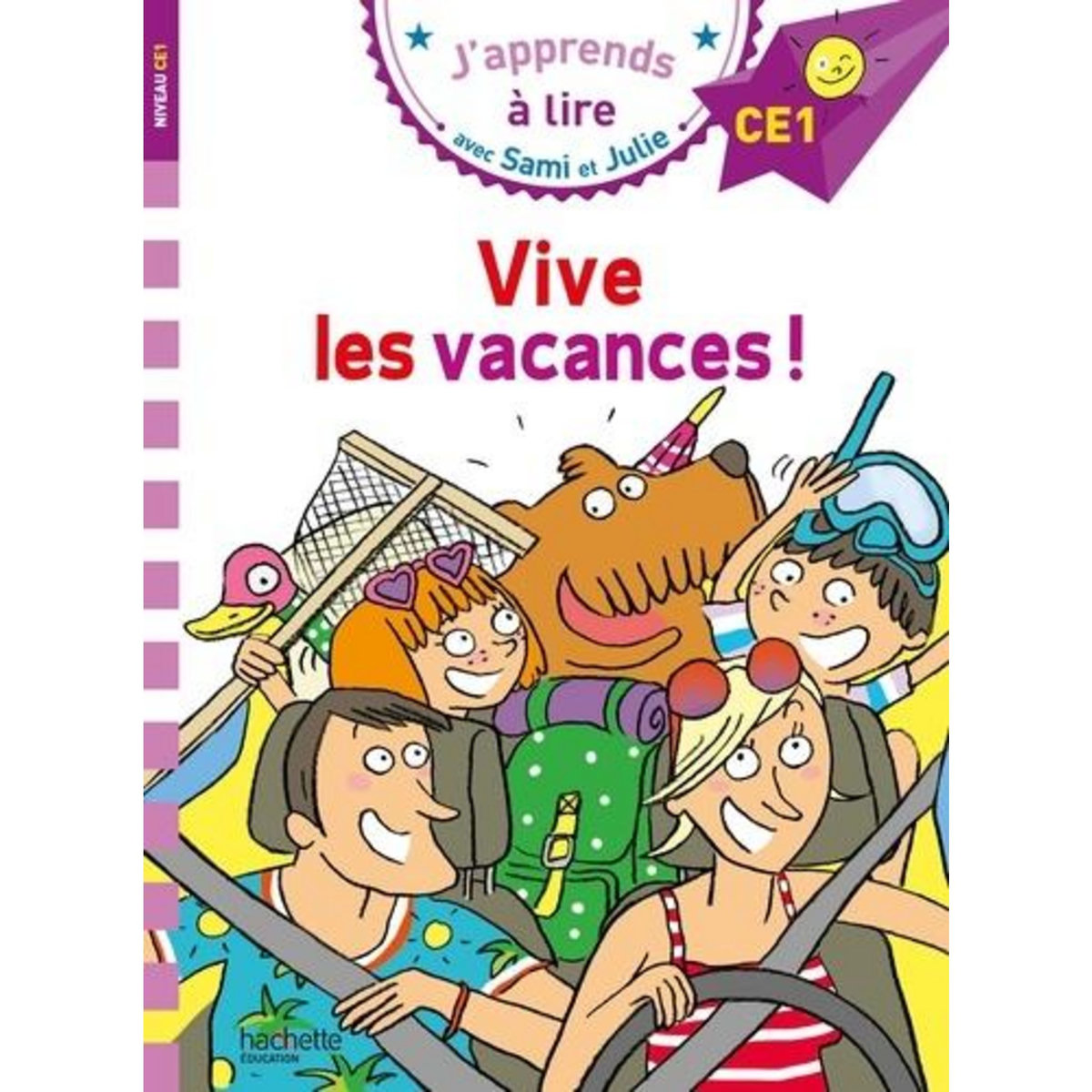 J'APPRENDS A LIRE AVEC SAMI ET JULIE : VIVE LES VACANCES ! NIVEAU CE1, Massonaud Emmanuelle