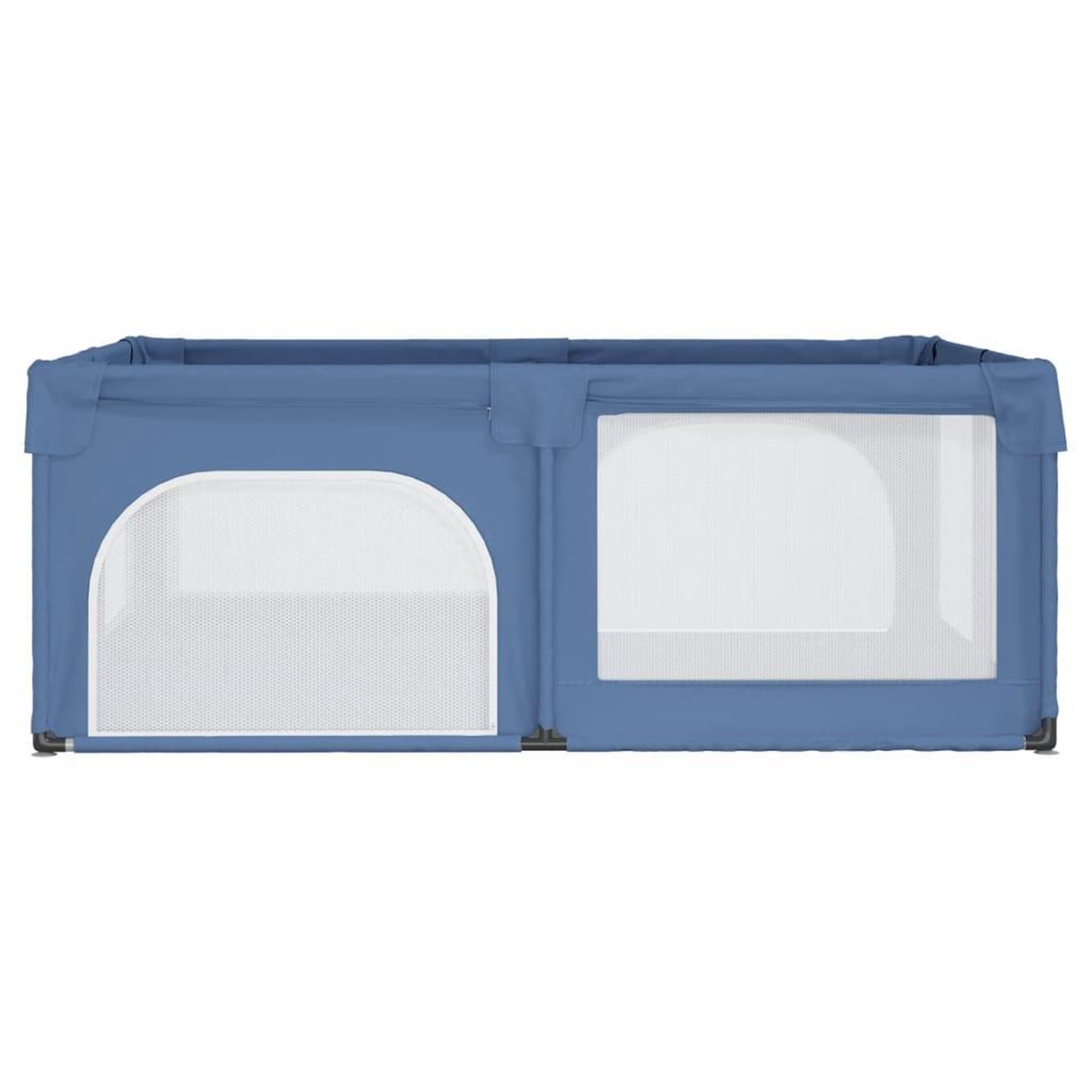 Voir la diapositive 4 : VIDAXL Parc pour bebe avec 2 portes Bleu clair Tissu Oxford