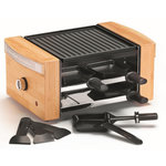 Kitchen chef Appareil à raclette 4 personnes 750w - kc.woodlux4