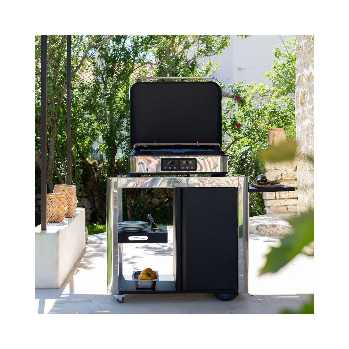 Eno Chariot Plancha ACHILLE Porte Inox compatible plancha ENO