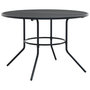 Voir la diapositive 3 : VIDAXL Ensemble de chaises de jardin empilables 5 pcs anthracite