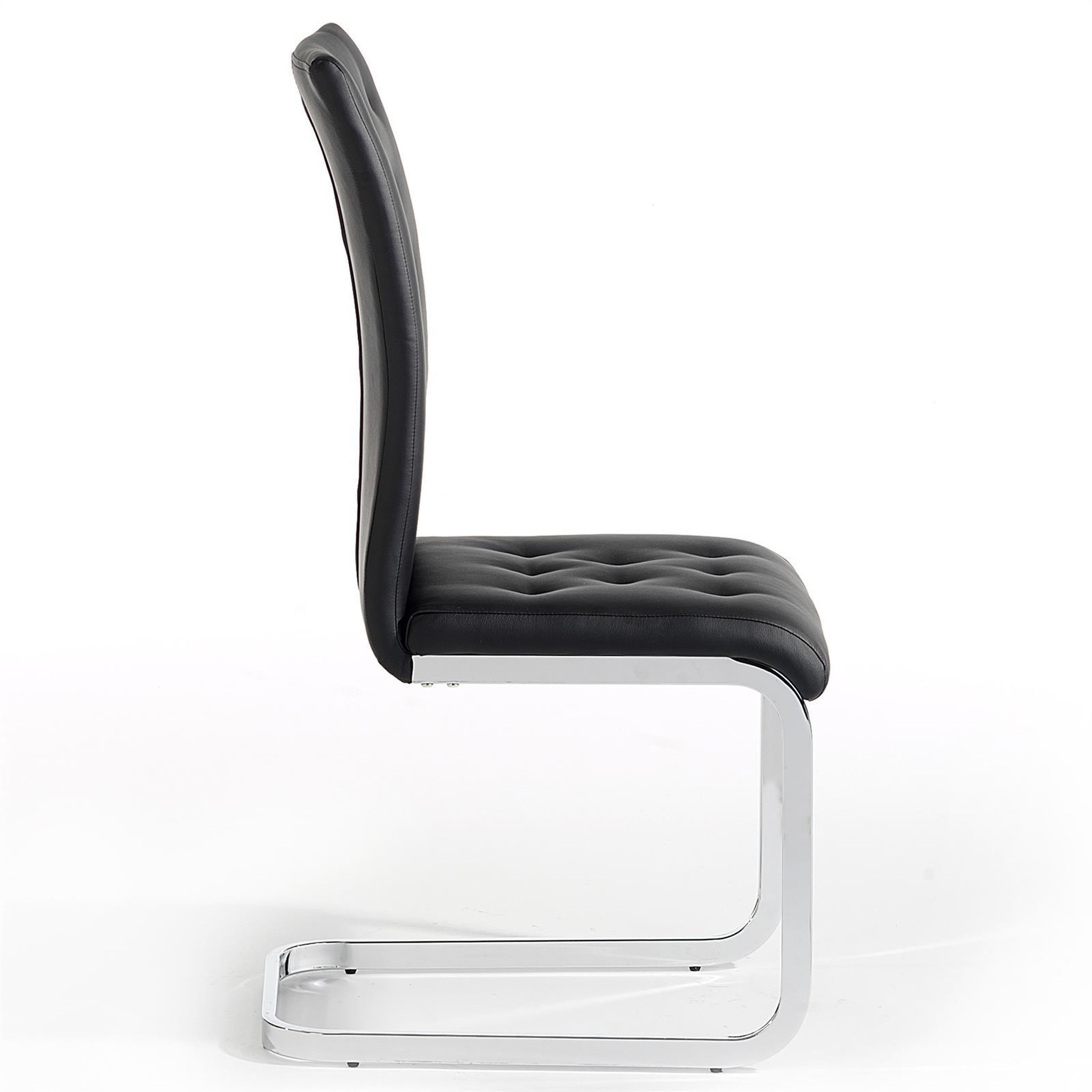 Voir la diapositive 2 : IDIMEX Lot de 4 chaises chloe, en synthétique