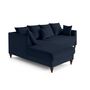 Voir la diapositive 3 : BEST MOBILIER Flamingo - canapé d'angle gauche 4 places convertible en velours