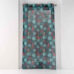 Paris Prix Rideau Voilage à Œillets  Caracas Line  140x240cm Bleu