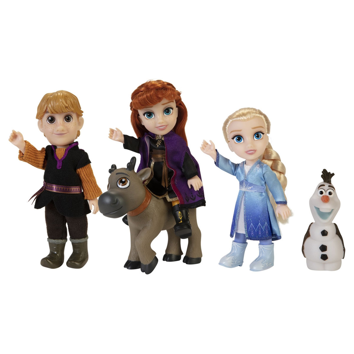 JAKKS PACIFIC Coffret 5 poupées 15 cm Reine des Neiges 2