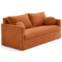 Voir la diapositive 5 : LISA DESIGN Serena - canapé droit déhoussable 3 places en velours texturé