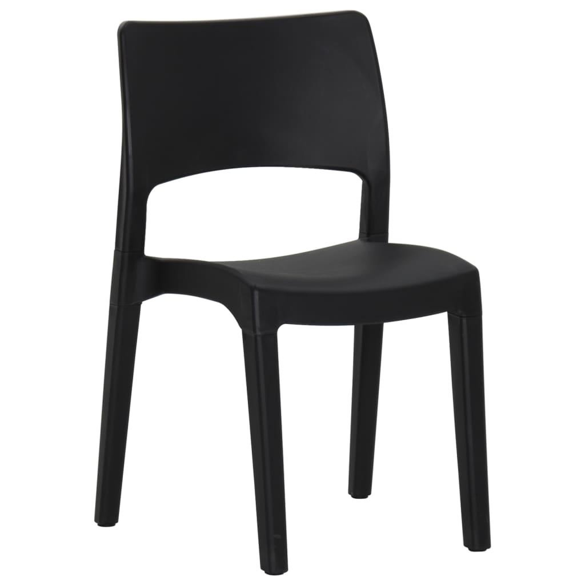 Voir la diapositive 3 : VIDAXL Chaises de jardin lot de 2 Polypropylene Anthracite