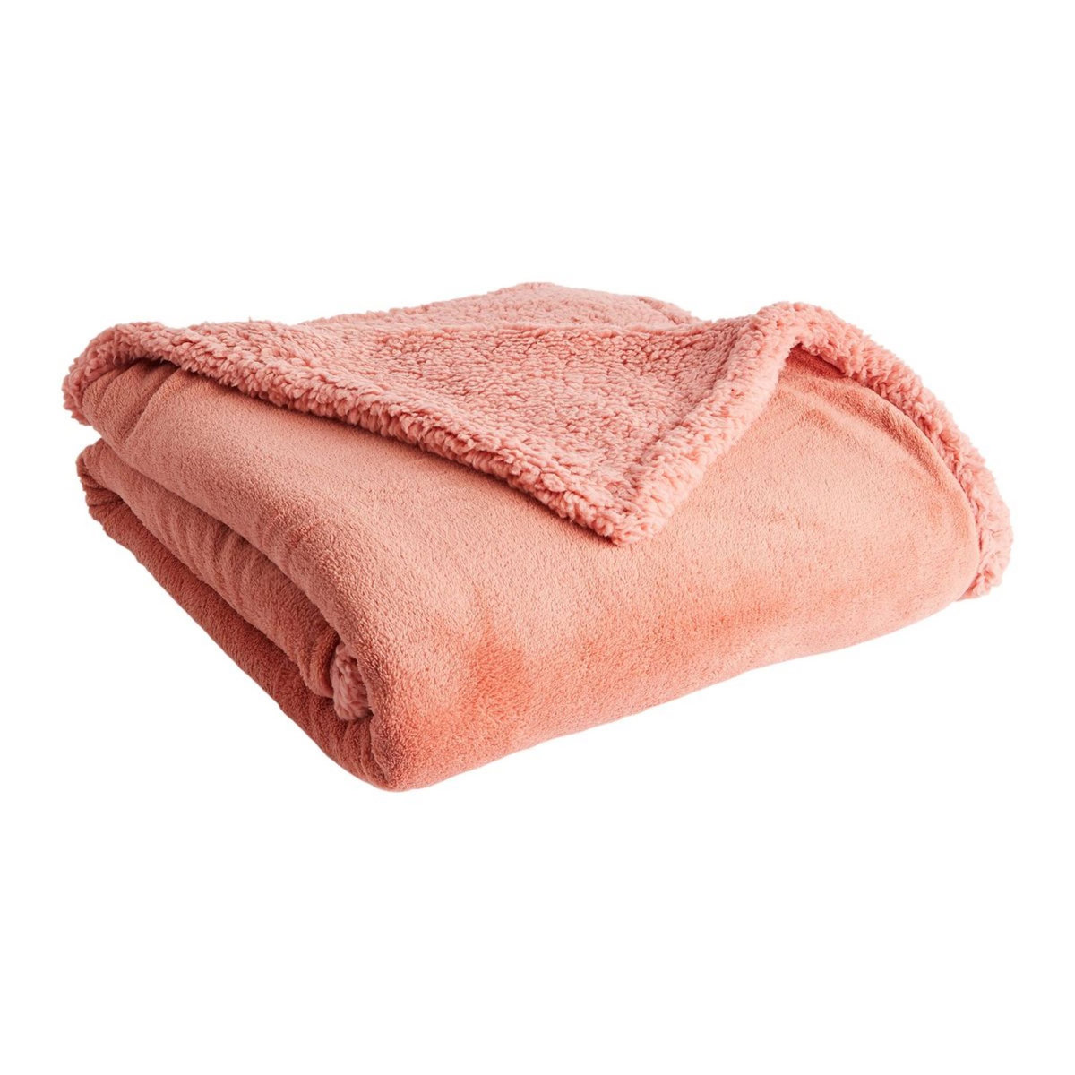 ACTUEL Plaid sherpa uni en polyester 220gsm