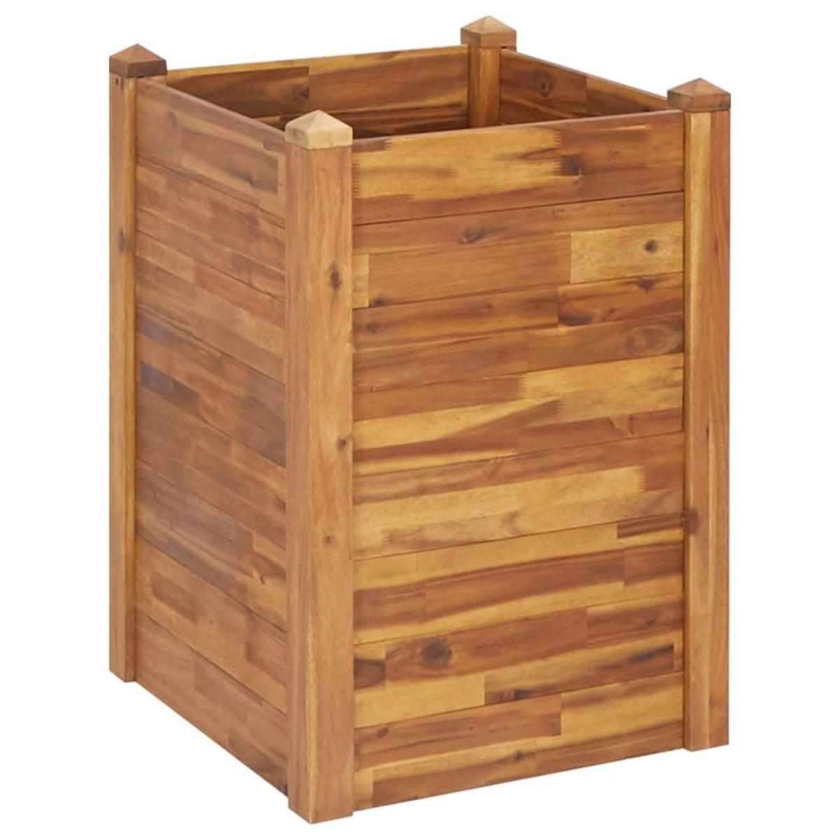 VIDAXL Lit sureleve de jardin 60x60x84 cm Bois massif d'acacia