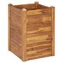 Voir la diapositive 2 : VIDAXL Lit sureleve de jardin 60x60x84 cm Bois massif d'acacia