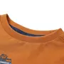 VIDAXL T-shirt enfants a manches longues ocre fonce 116