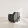 Voir la diapositive 3 : LISA DESIGN Grace - module d'assise droit en velours texturé
