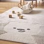 Voir la diapositive 3 : SWEEEK Tapis enfant Beige / Crème, tapis intérieur petit ourson, poils ras, tapis frisé très doux