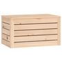 Voir la diapositive 5 : VIDAXL Boîte de rangement 59,5x36,5x33 cm Bois massif de pin