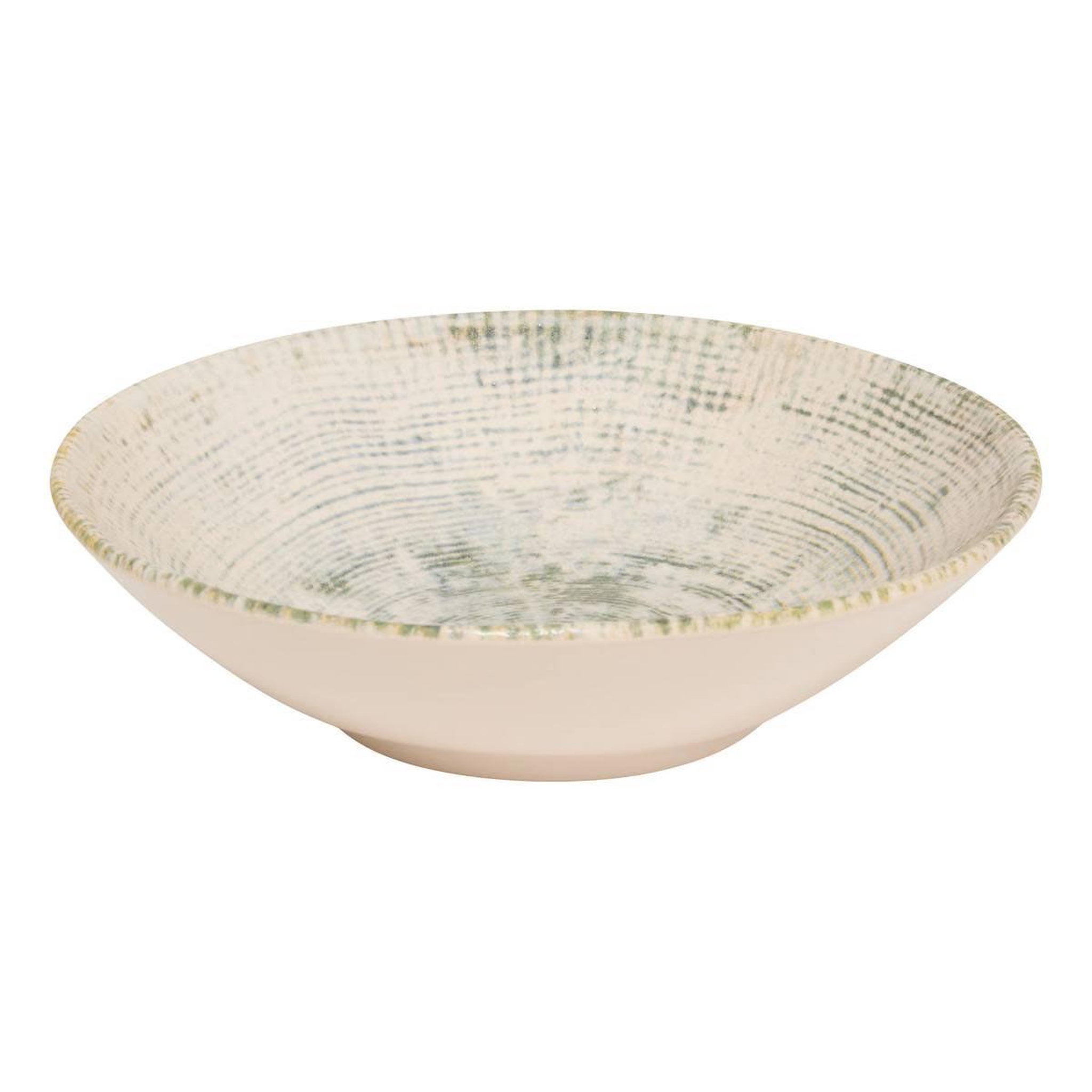 SECRET DE GOURMET Lot de 6 assiettes creuses  ariane  21cm vert