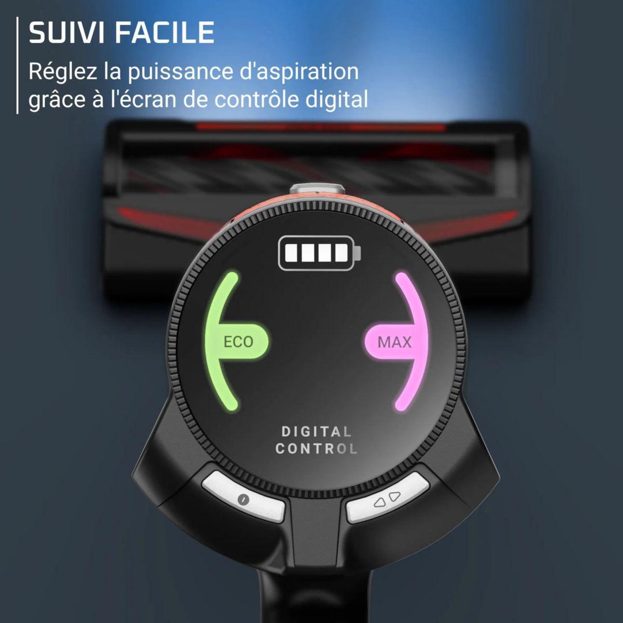 Voir la diapositive 5 : ROWENTA Aspirateur balai x-force 8.80 rh1872e0