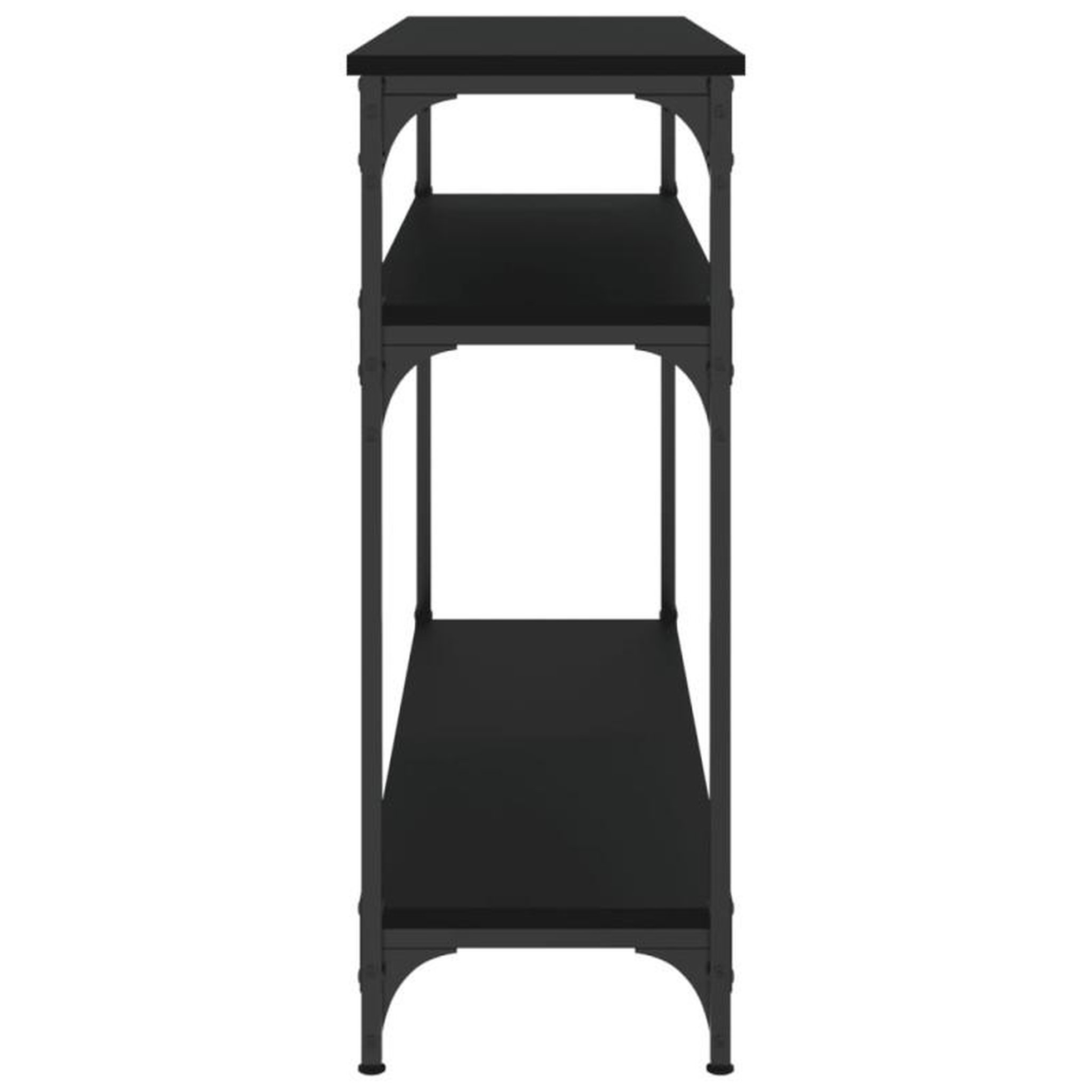 Voir la diapositive 5 : VIDAXL Table console noir 100x29x75 cm bois d ingénierie