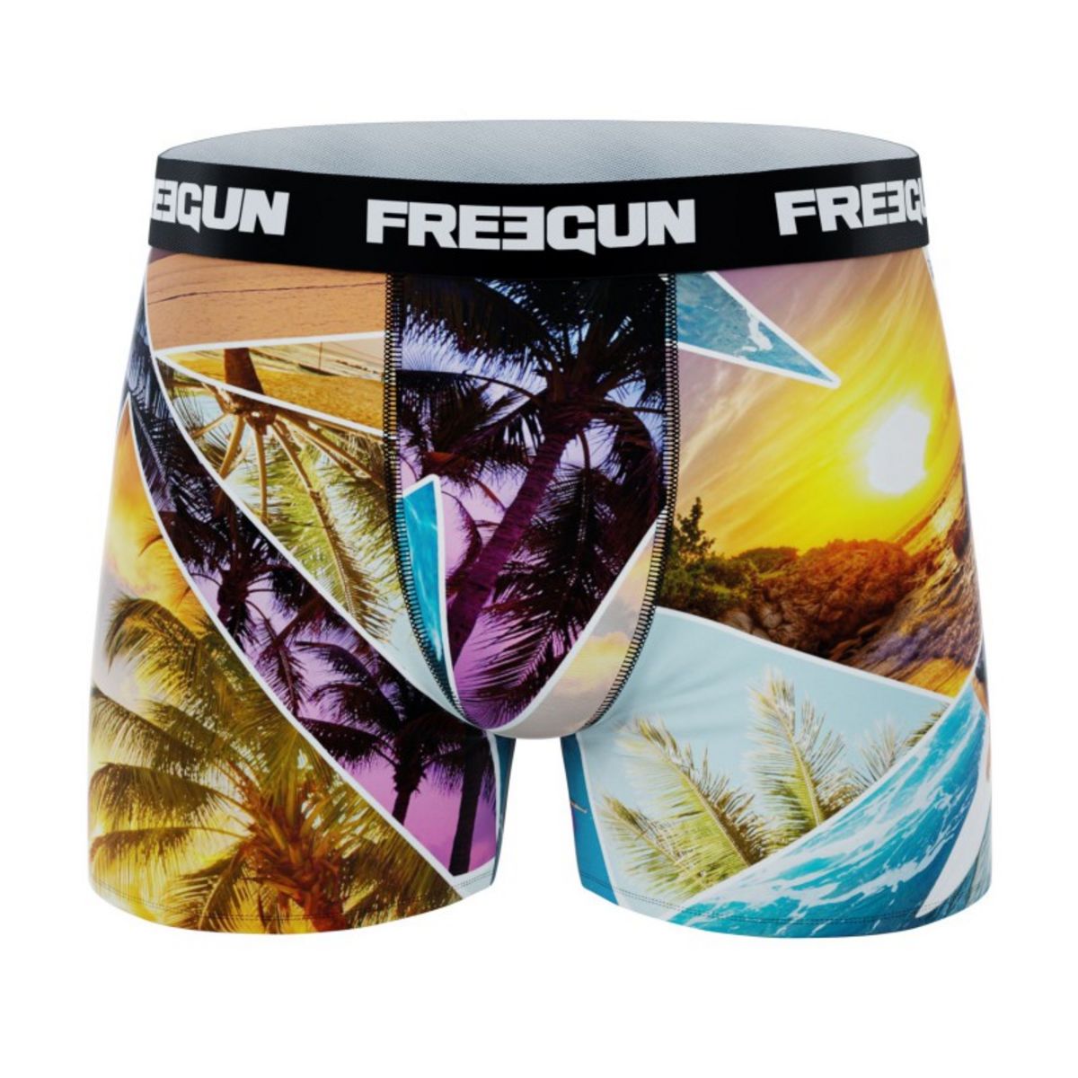 FREEGUN Lot de 3 boxers fantaisies garçon