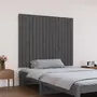 VIDAXL Tete de lit murale Gris 108x3x90 cm Bois massif de pin