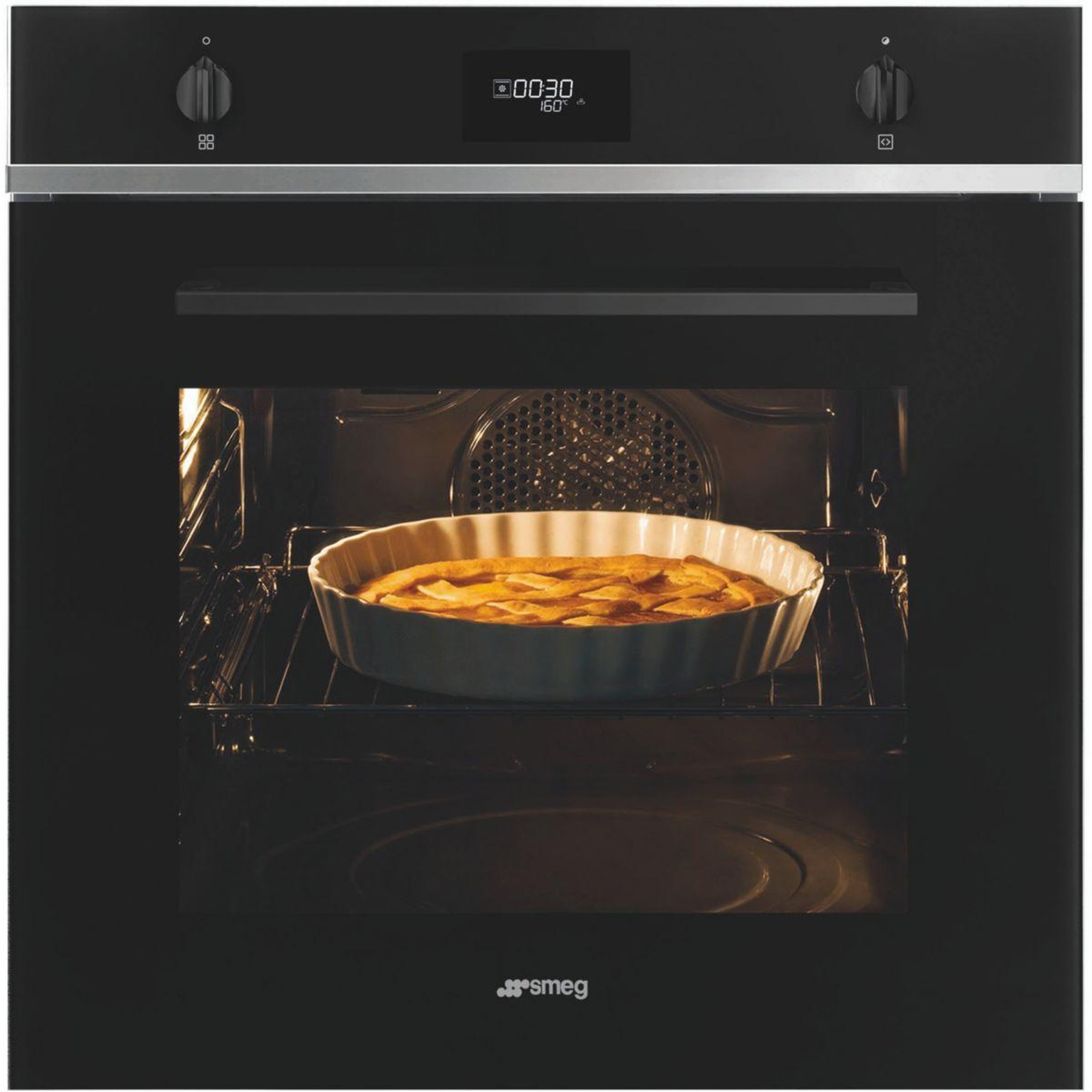 Voir la diapositive 5 : SMEG Four encastrable SFP641PNO1 - Pyrolyse - Chaleur tournante - Porte froide - Rails télescopiques
