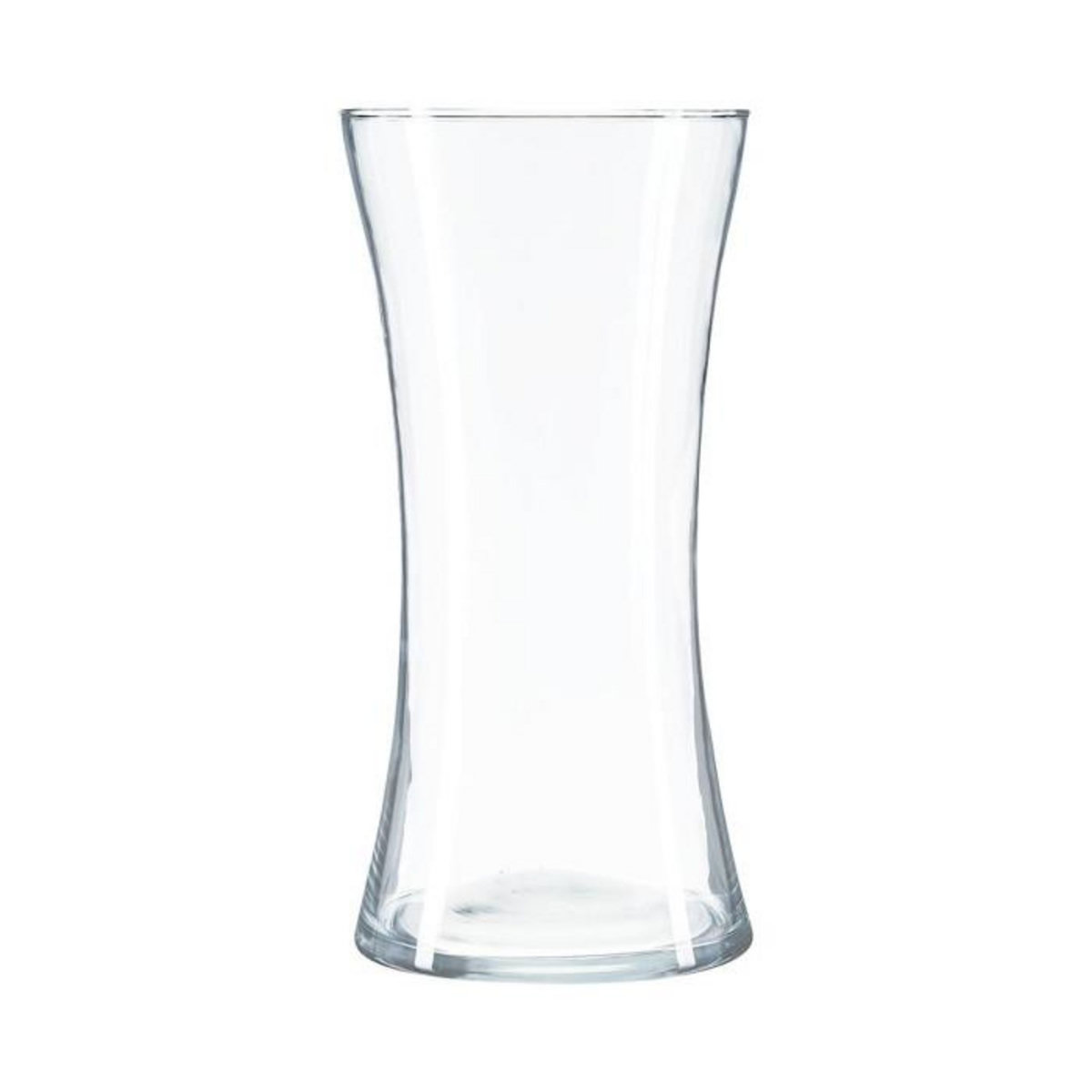 ATMOSPHERA Vase Cintré en Verre  Laika  30cm Transparent