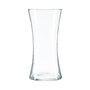 Voir la diapositive 1 : ATMOSPHERA Vase Cintré en Verre  Laika  30cm Transparent