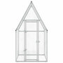 Voir la diapositive 5 : VIDAXL Cage pour poules argente 100x100x190 cm acier galvanise