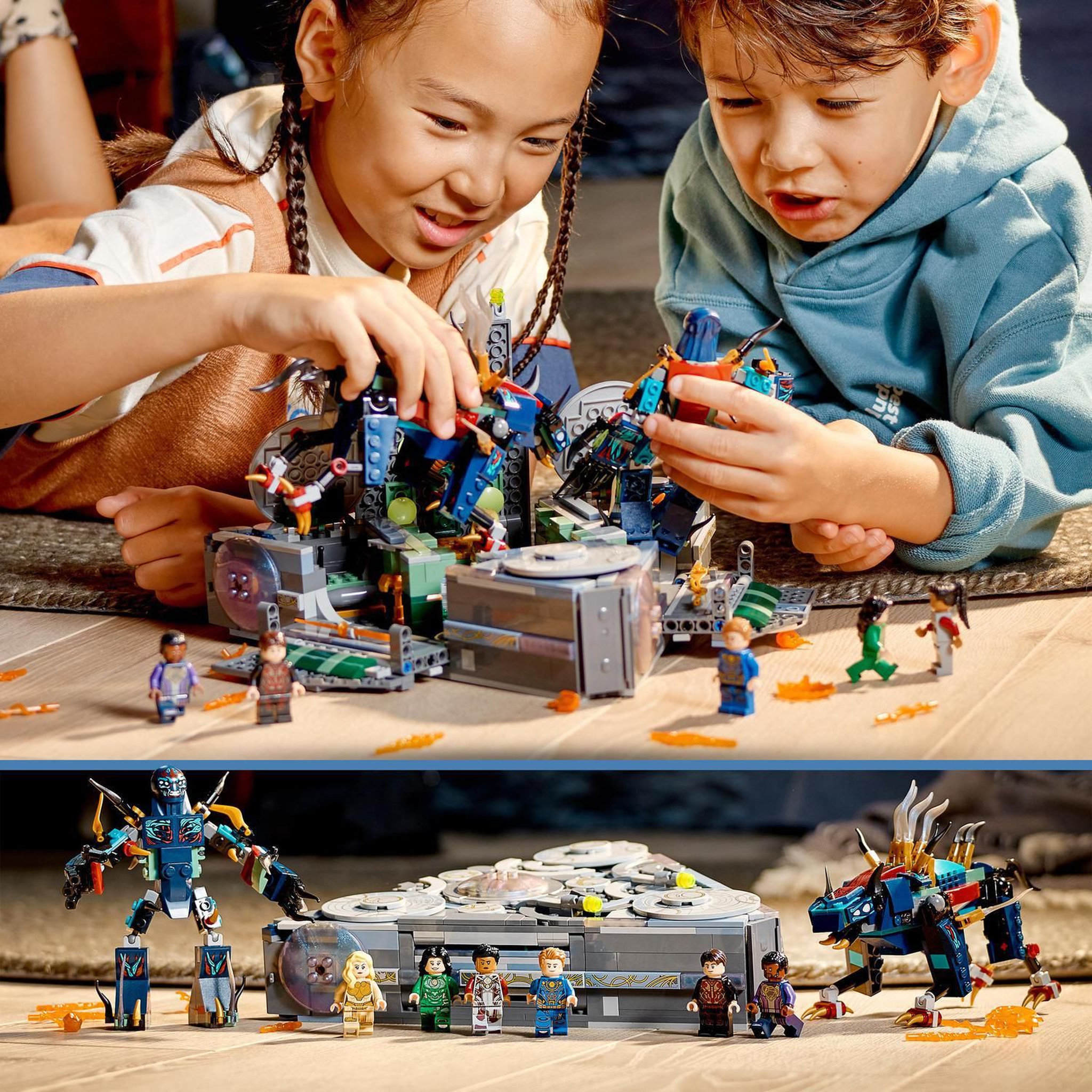 Voir la diapositive 7 : LEGO Marvel 76156 Ensemble L&rsquo;ascension du Domo, Kit de Construction Vaisseau Spatial