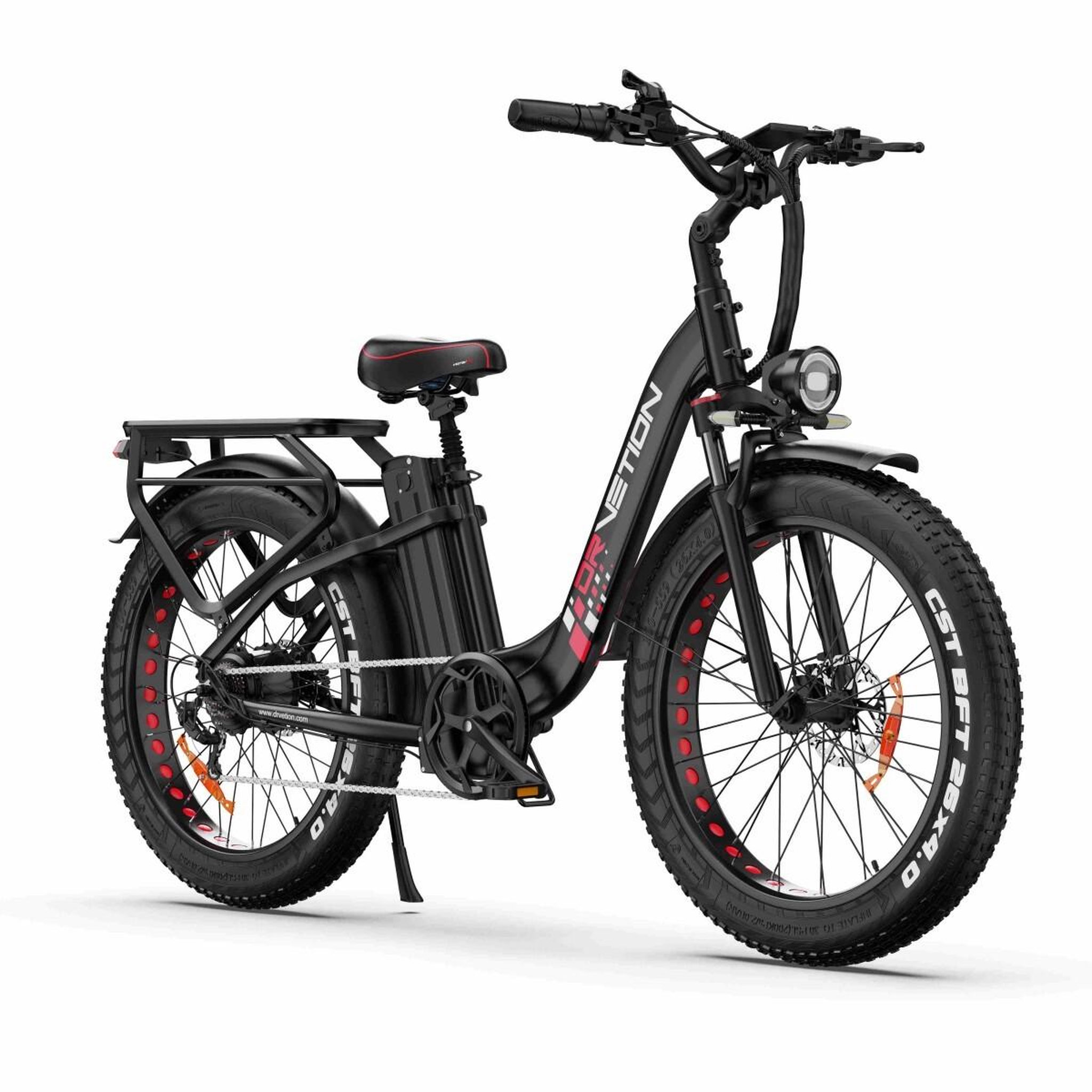 Voir la diapositive 2 : DRVETION Vélo électrique drvetion ctr26, batterie samsung, noir