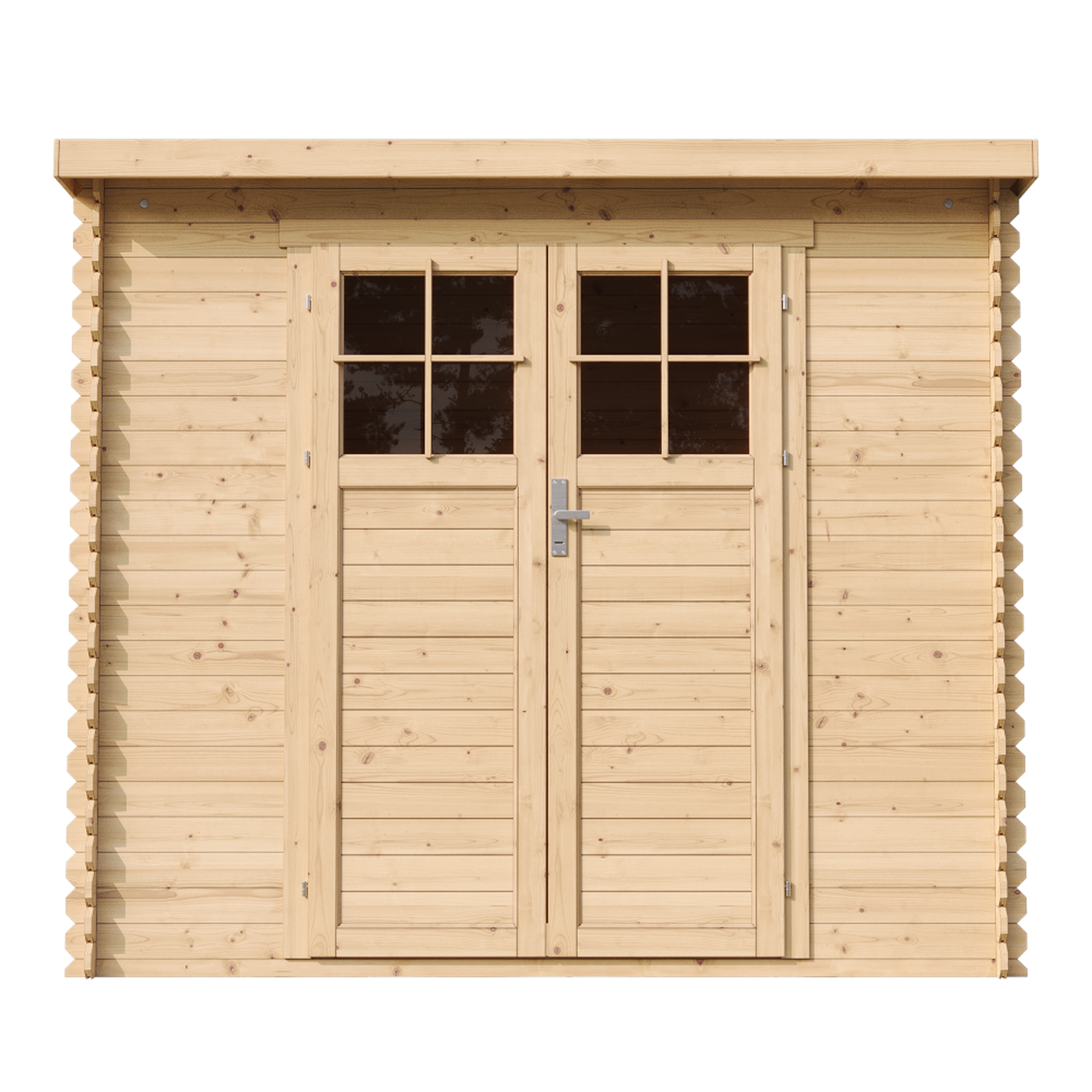 Voir la diapositive 2 : TIMBELA Abri de Jardin en Bois 2.63 m², Cabanon Jardin Exterieur à Outils et Velo avec M310F