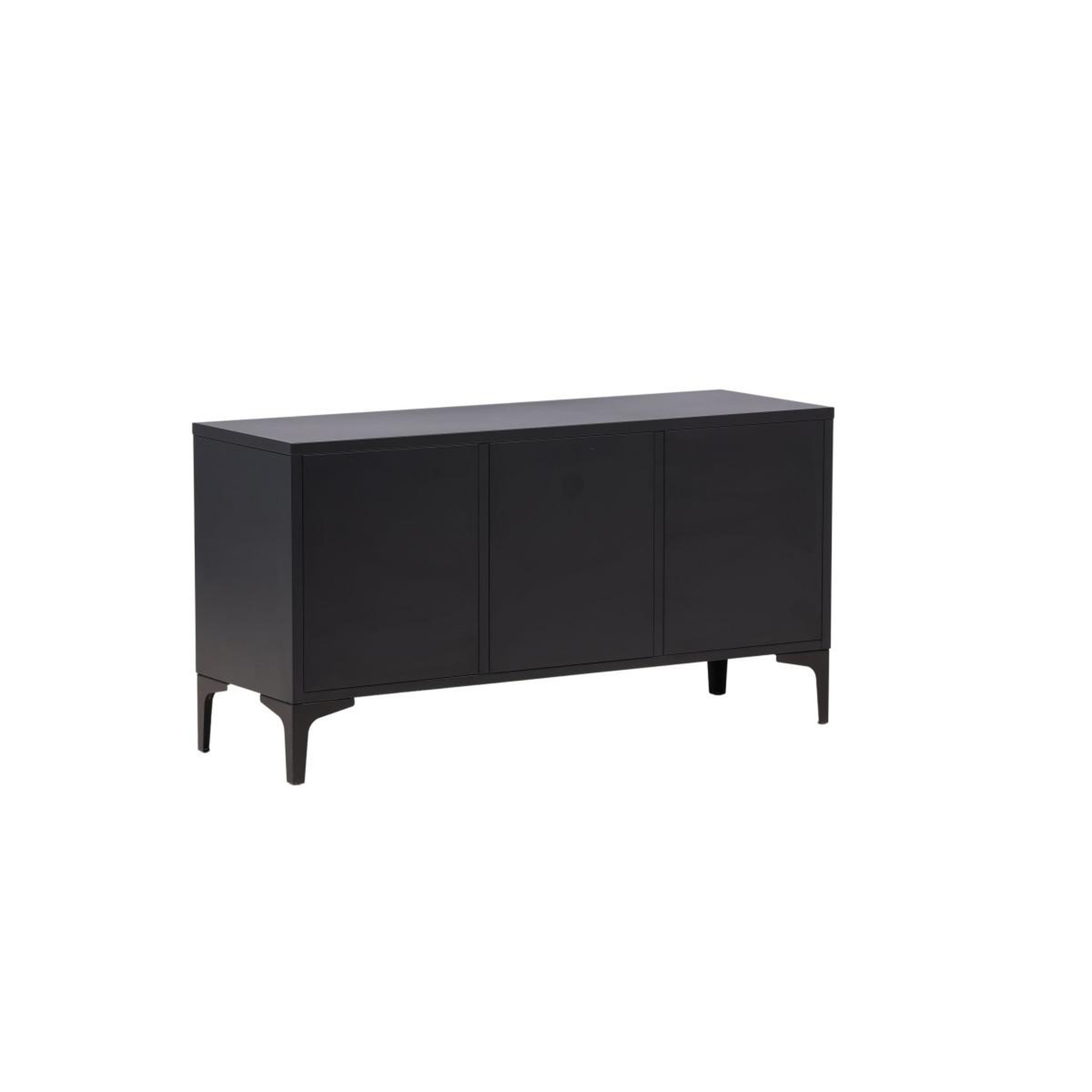 Voir la diapositive 4 : Paris Prix Meuble tv 2 portes  piring  120cm noir