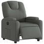Voir la diapositive 3 : VIDAXL Fauteuil inclinable electrique Gris fonce Tissu