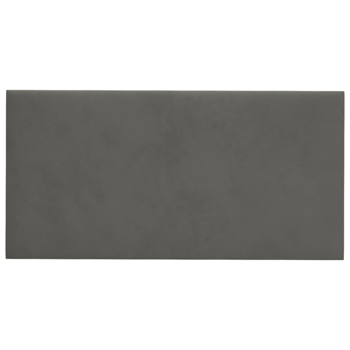 VIDAXL Panneaux muraux 12 pcs Gris fonce 30x15 cm Velours 0,54 m²