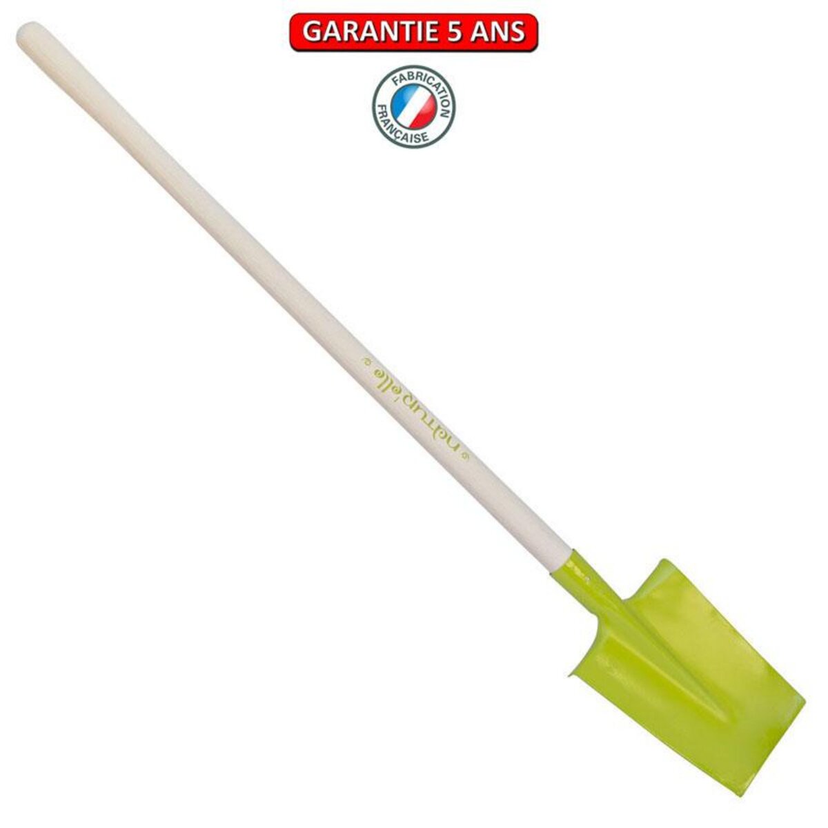 OUTILS PERRIN Bêche standard manche pomme 105cm - Bêche 24cm -Kiwi