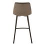 Voir la diapositive 4 : Paris Prix Chaise de Bar Design  Olivier  95cm Gris Foncé