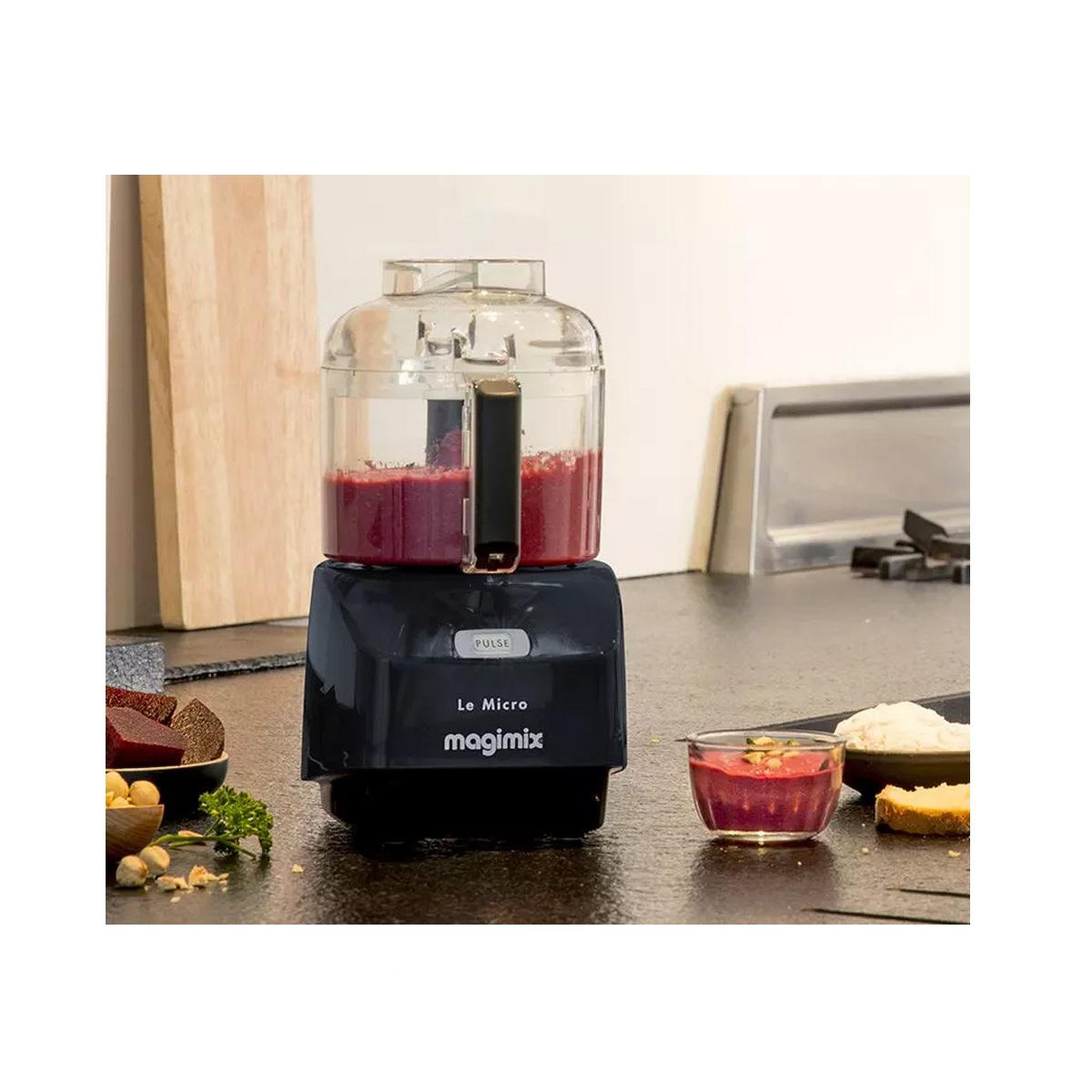 Voir la diapositive 4 : MAGIMIX Mini-hachoir 0.8l 290w noir - 18113F